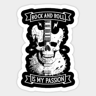 Rock and Roll Is My Passion Sticker